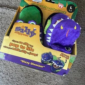 Dinosaur slippers
